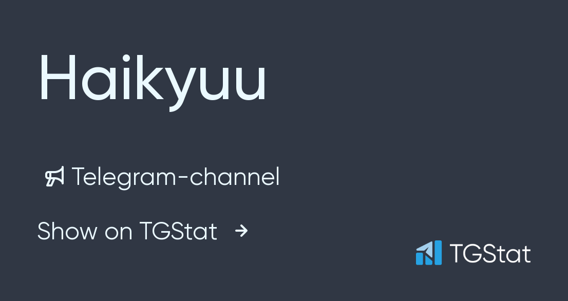 Telegram channel haikyuu  Seasons 1-5 — @haikyuu_season_1_2_3_4 — TGStat
