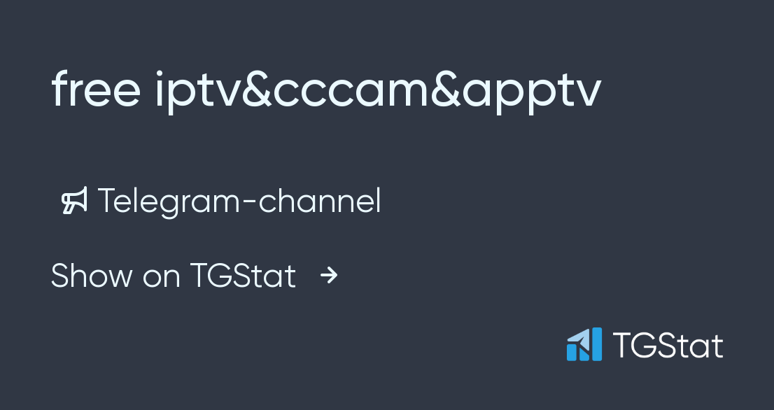 Telegram channel "free iptv&cccam&apptv" — iptvfree4u — TGStat