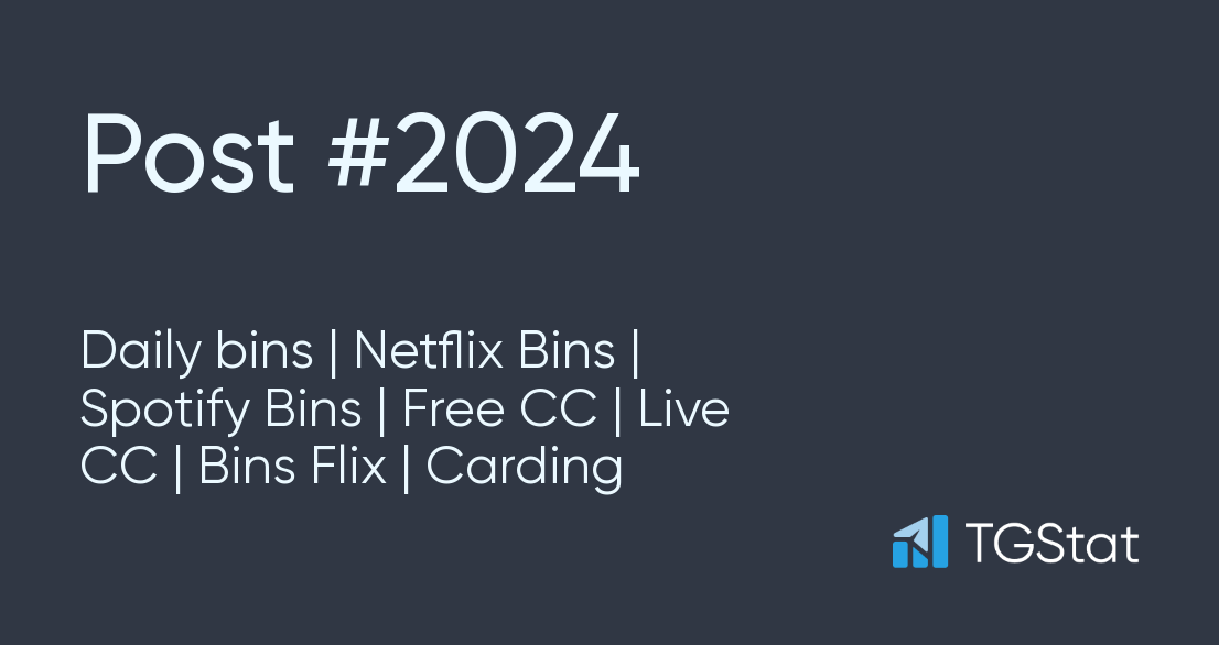 Post 2024 — Daily bins Netflix Bins Spotify Bins Free CC Live
