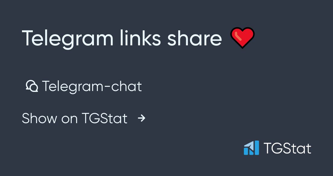 Telegram-chat "Telegram Links Share ️" — @sharetglinks