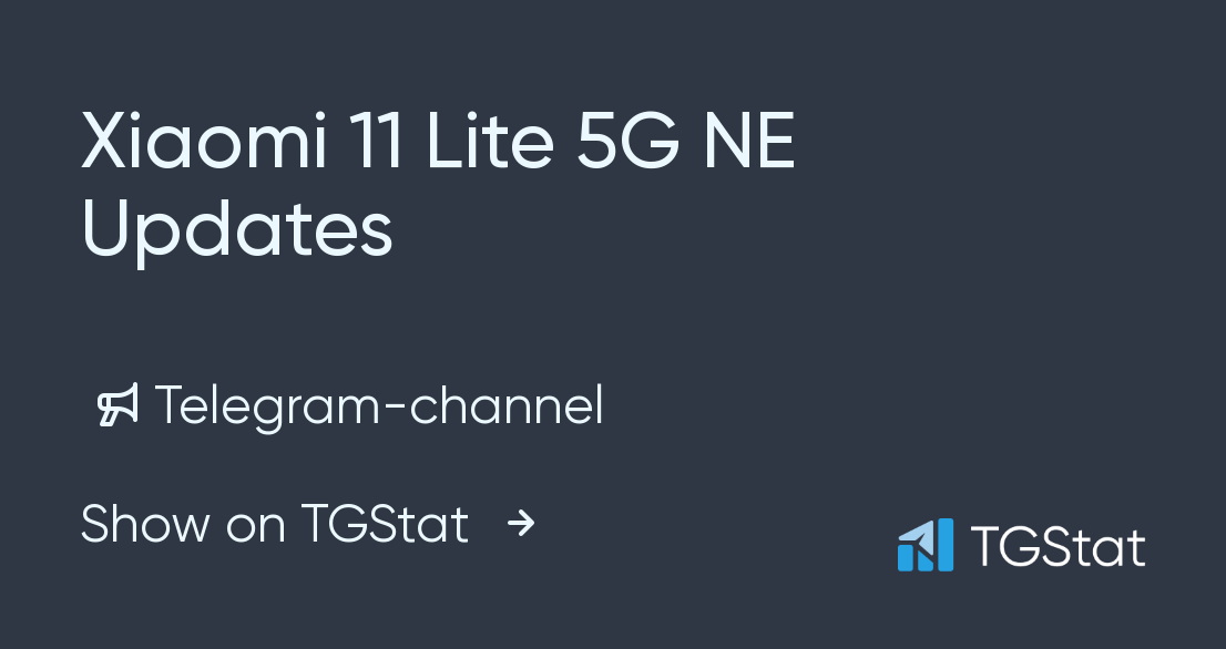 mi 11 lite 5g ne telegram